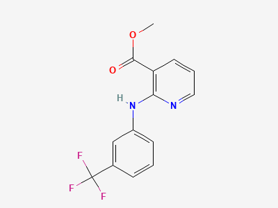 Methyl 2-[[3-(trifluoromethyl)phenyl]amino]pyridine-3-carboxylate Structure
