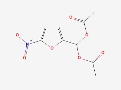 (5-nitrofuran-2-yl)methylidene diacetate Structure