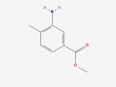 Methyl 3-amino-4-methylbenzoate Structure