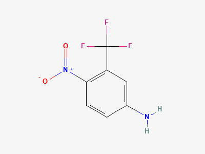4-nitro-3-(trifluoromethyl)aniline (nifeline) Structure