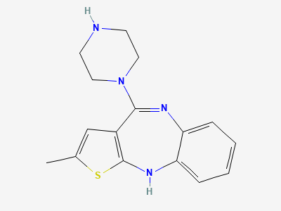 Olanzepine Desmethyl Impurity Structure