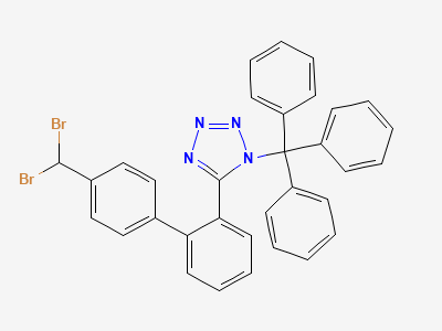 Olmesartan Dibromo Impurity (TTBB Impurity) Structure
