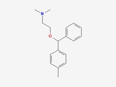 (RS)-N,N-dimethyl-2-[(4-methylphenyl)phenylmethoxy]-ethanamine (para-methylbenzyl isomer) Structure