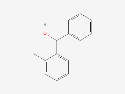 (RS)-(2-methylphenyl)phenylmethanol (2-methylbenzhydrol) Structure