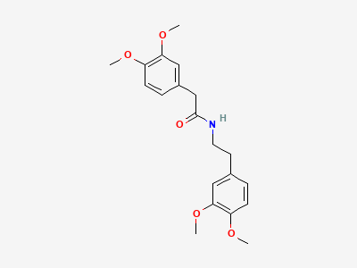 2-(3,4-dimethoxyphenyl)-N-[2-(3,4-dimethoxyphenyl)-ethyl]acetamide Structure