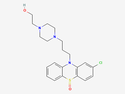 2-[4-[3-(2-chloro-5-oxido-10H-phenothiazin-10-yl)propyl]piperazin-1-yl]ethanol Structure