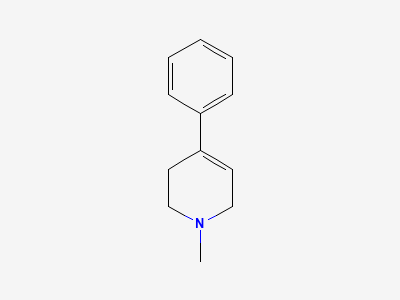 1-methyl-4-phenyl-1,2,3,6-tetrahydropyridine (MPTP) Structure