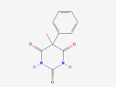 5-methyl-5-phenylpyrimidine-2,4,6(1H,3H,5H)-trione Structure