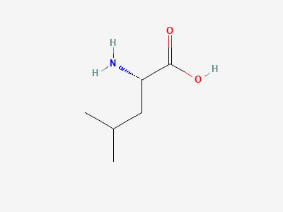 (2S)-2-amino-4-methylpentanoic acid (leucine) Structure
