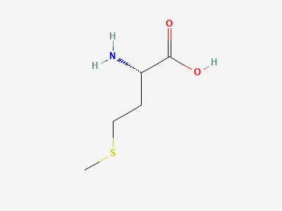 (2S)-2-amino-4-(methylsulfanyl)butanoic acid (methionine) Structure