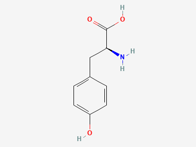 (2S)-2-amino-3-(4-hydroxyphenyl)propanoic acid (tyrosine) Structure