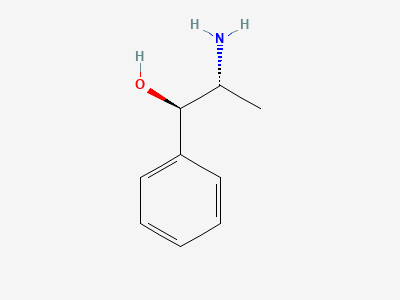 (1RS,2RS)-2-amino-1-phenylpropan-1-ol (racemic cathine, racemic norpseudoephedrine) Structure