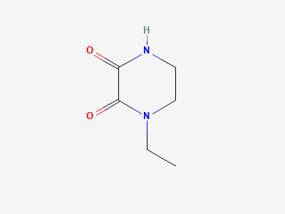 1-ethylpiperazine-2,3-dione Structure