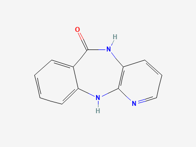 5,11-dihydro-6H-pyrido[2,3-b][1,4]benzodiazepin-6-one Structure