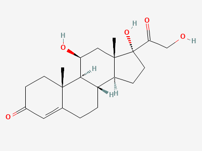 11β,17,21-trihydroxypregn-4-ene-3,20-dione (hydrocortisone) Structure