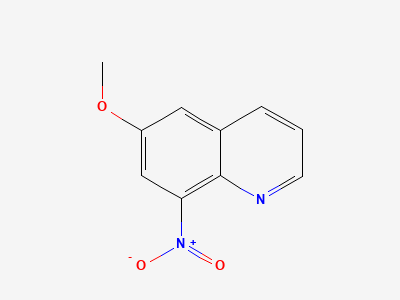 6-methoxy-8-nitroquinoline Structure