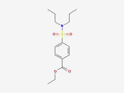 Ethyl 4-(dipropylsulfamoyl)benzoate Structure