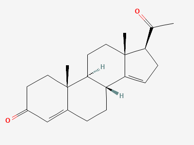 Pregna-4,14-diene-3,20-dione Structure