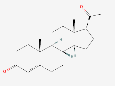 (17α)-pregn-4-ene-3,20-dione Structure