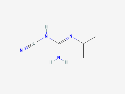 N-cyano-N'-(propan-2-yl)guanidine Structure