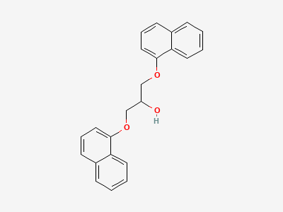1,3-bis[(naphthalen-1-yl)oxy]propan-2-ol Structure