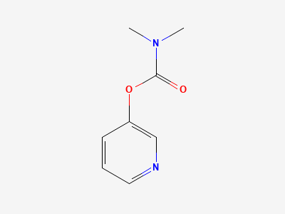 Pyridin-3-yl dimethylcarbamate Structure