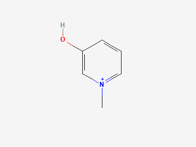 3-hydroxy-1-methylpyridinium Structure