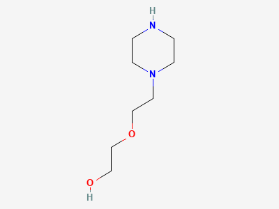 Quetiapine Impurity ( 2-(2-(piperazin-1-yl) ethoxy)ethanol) Structure