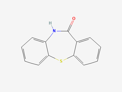 Quetiapine Related Compound - G (Dibenzo[b,f][1,4]thiazepin-11(10H)-one) Structure