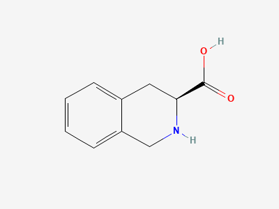 (3S)-1,2,3,4-tetrahydroisoquinoline-3-carboxylic acid Structure