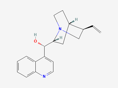 (S)-[(2R,4S,5R)-5-ethenyl-1-azabicyclo[2.2.2]oct-2-yl](quinolin-4-yl)methanol (cinchonine) Structure