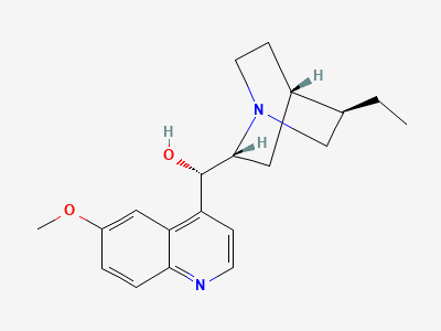 (S)-[(2R,4S,5R)-5-ethyl-1-azabicyclo[2.2.2]oct-2-yl](6-methoxyquinolin-4-yl)methanol (dihydroquinidine) Structure