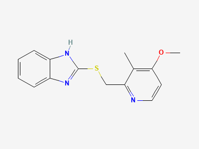 Rabeprazole sulfide 4-methoxy analog Structure
