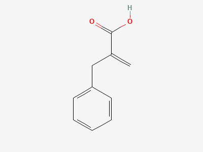 2-benzylprop-2-enoic acid (2-benzylacrylic acid) Structure