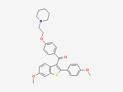 Raloxifene Dimethoxy Impurity Structure