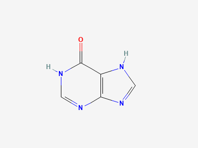Ribavarine Impurity (Hypoxanthine) Structure