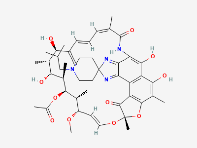 21,31-didehydrorifabutin Structure