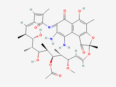 3-amino-4-imidorifamycin S Structure