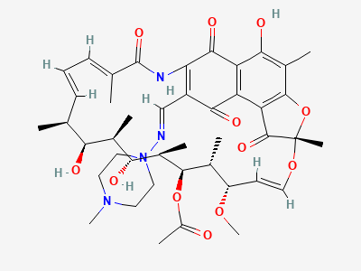 Rifampicin quinone Structure