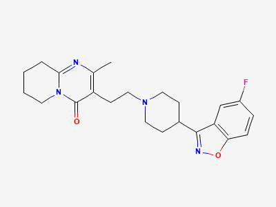 Risperidone Impurity - D (5- Fluoro Risperidone) Structure