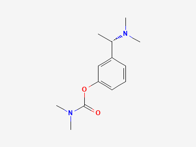 3-[(1S)-1-(dimethylamino)ethyl]phenyl N,N-dimethylcarbamate Structure