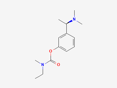 3-[(1R)-1-(dimethylamino)ethyl]phenyl N-ethyl-N-methylcarbamate Structure