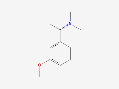 (1S)-1-(3-methoxyphenyl)-N,N-dimethylethanamine Structure