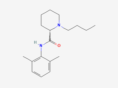 (S)-bupivacaine Structure