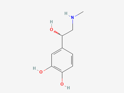 (S)-Epinephrine Structure