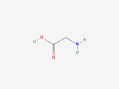 2-aminoacetic acid (glycine) Structure