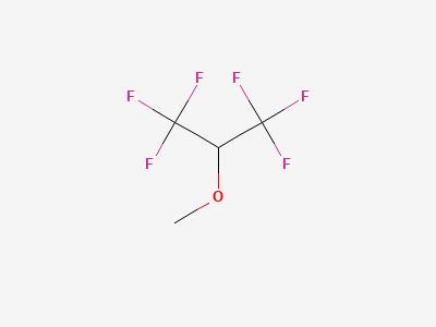 1,1,1,3,3,3-hexafluoro-2-methoxypropane Structure