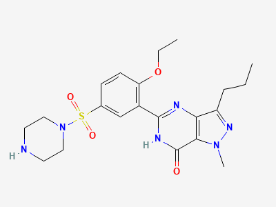 Sildenafil Piperazine Impurity Structure