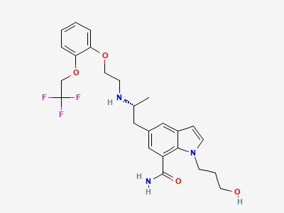Silodosin Dehydro Impurity Structure
