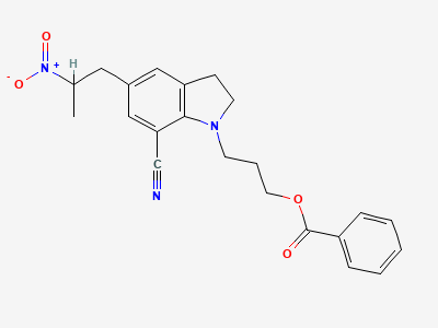 Silodosin Nitro Impurity Structure